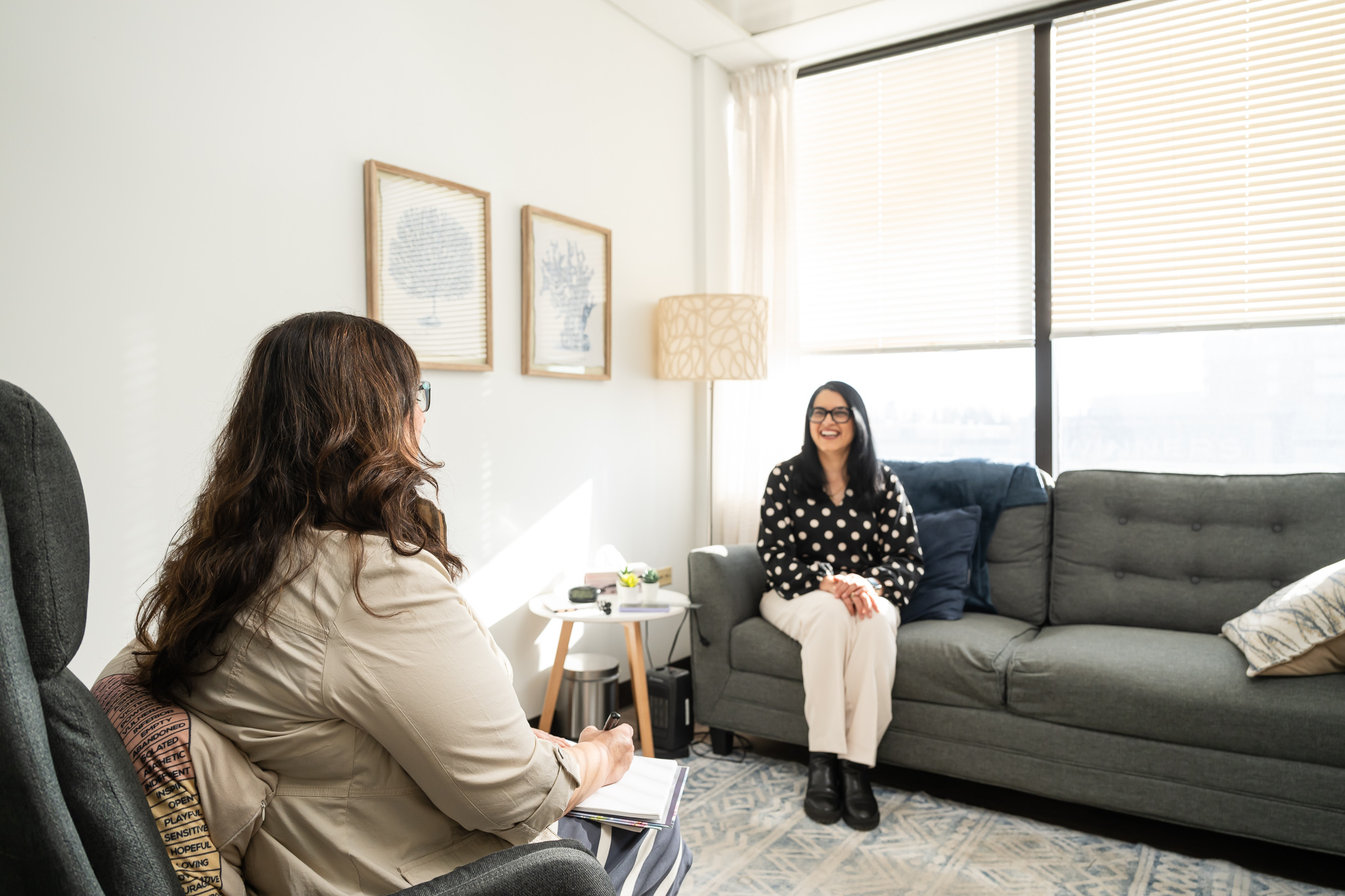 A supportive therapy session